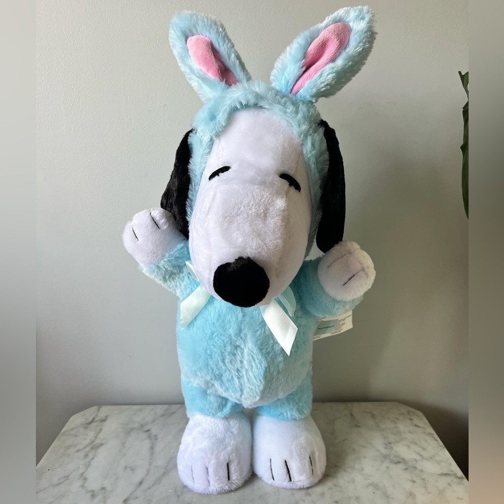 24” Tall Large Snoopy Easter Plush • Peanuts • Standing Posable Ears • So soft